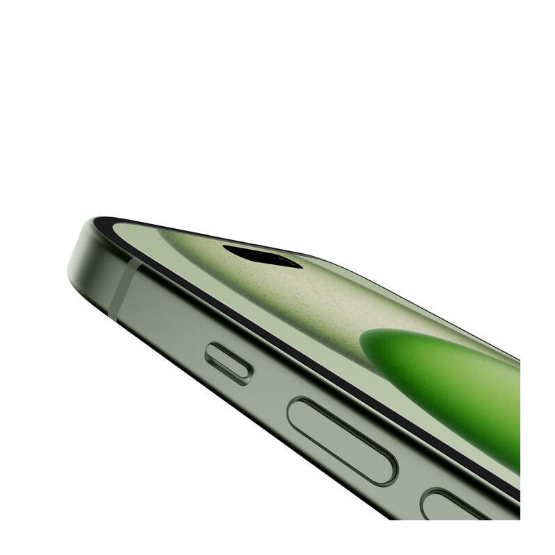 Protector de pantalla belkin ScreenForce con bandeja de alineación para iPhone 15 Plus/ 14 Pro Max