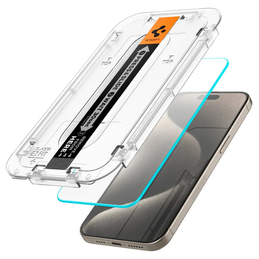 Protector de pantalla Spigen GLAS.tR Sensor Protection para iPhone 15 Pro Max