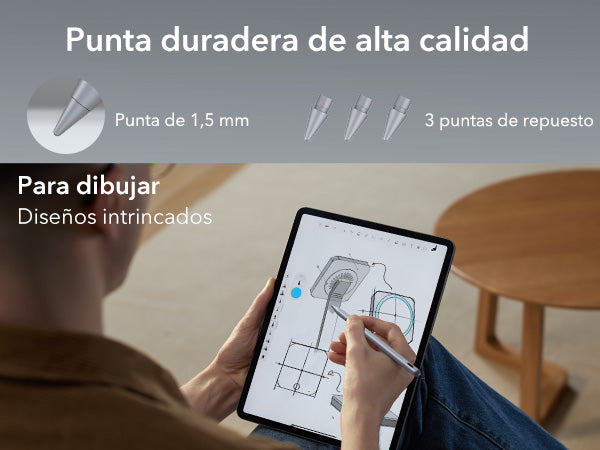 Lápiz Digital Pro ESR con adhesión Magnética para iPad