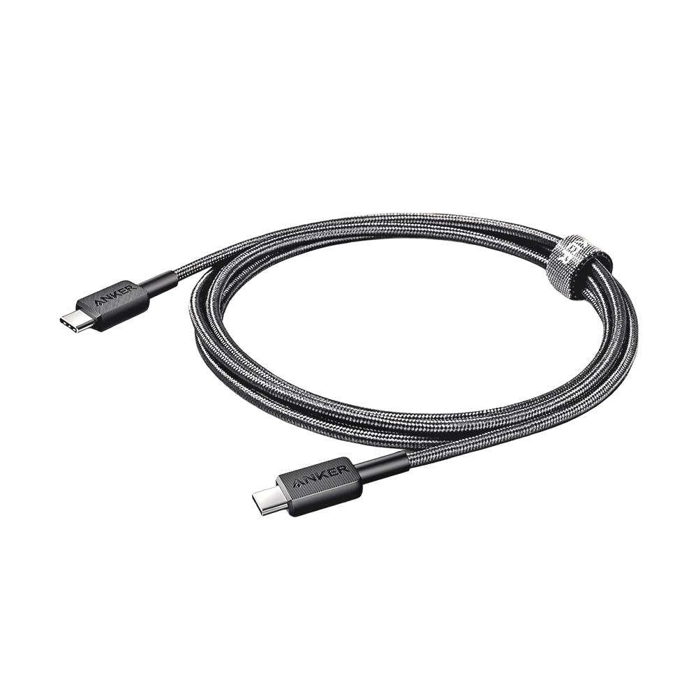 Cable Anker 322 Trenzado USB-C a USB-C 60W 1.8M