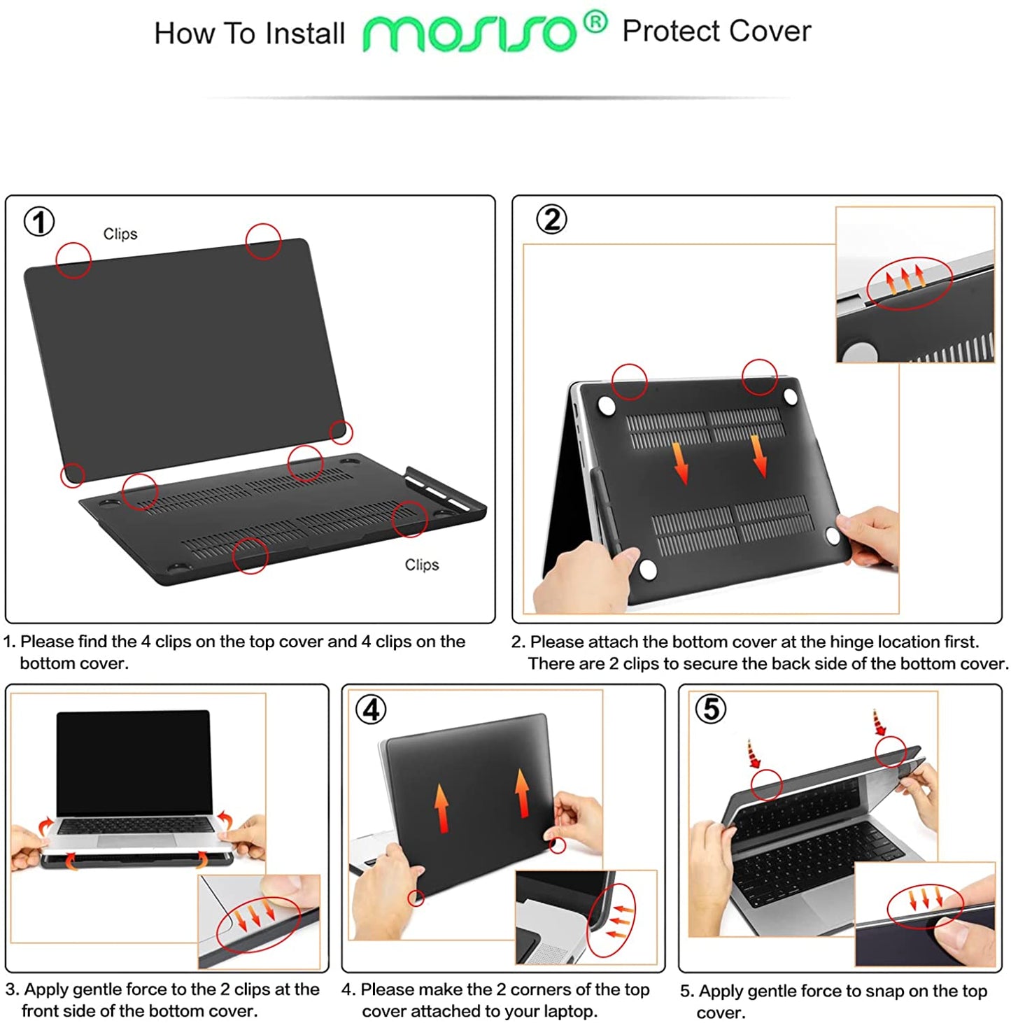 Carcasa Mosiso para MacBook Pro 14”M1 Pro