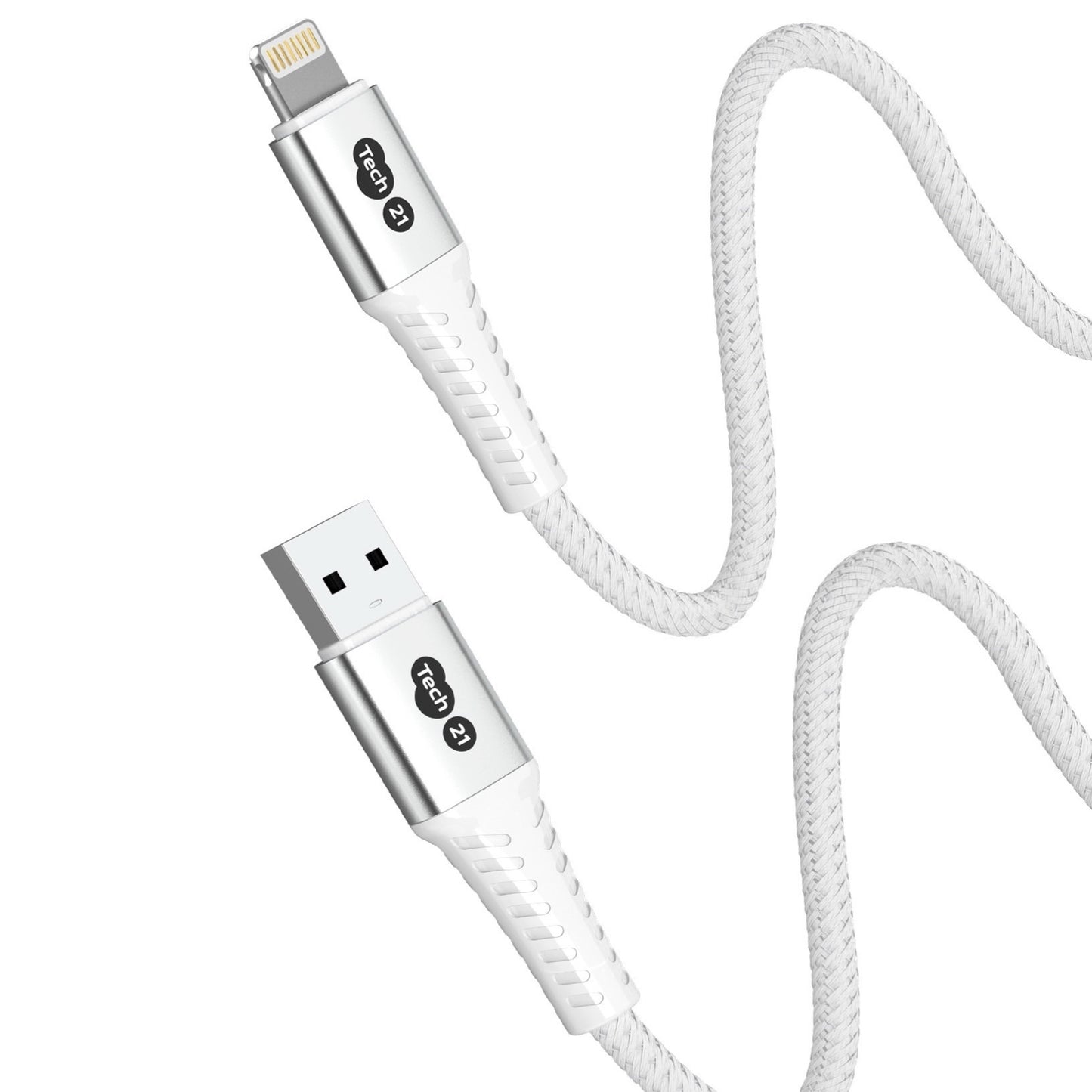 Cable TECH21 Blindado Lightning a USB 1.2M