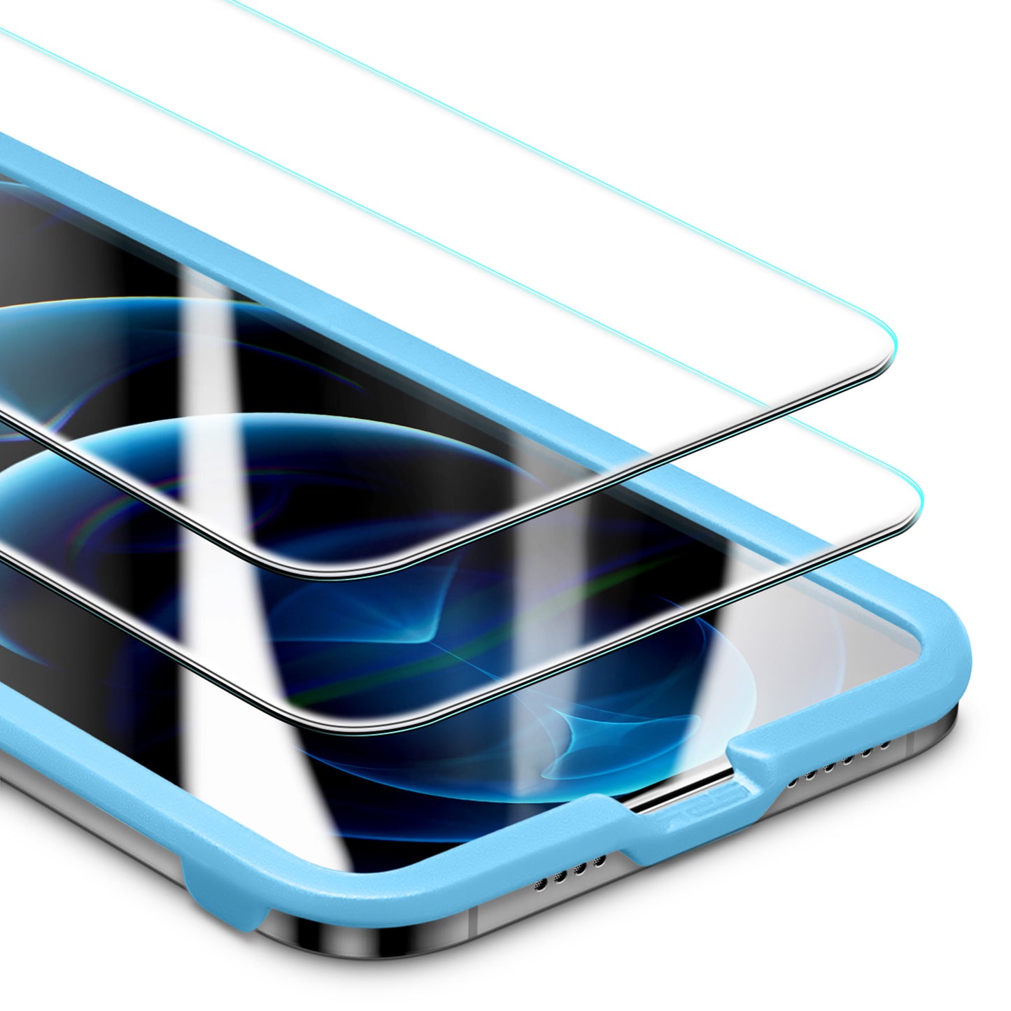 Apple iPhone 12 - Instalación de protección en CRISTAL TEMPLADO ESR, SIEPONLINE
