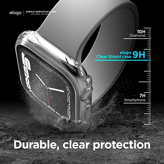 Case Elago Shield Clear para Apple Watch Series 7/ 8/ 9 45MM
